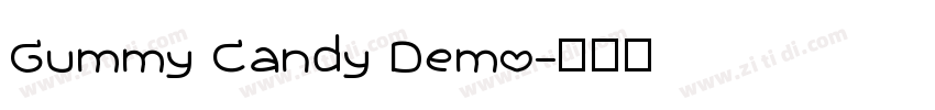 Gummy Candy Demo字体转换